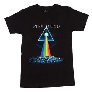 PINK FLOYD dark side invasion black tee size med
